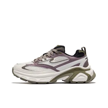 Erke Hongyu 2.0 Breathable And Wear resistant Low Top Chunky Sneakers Men's Unbleached Original Color Dusty Purple