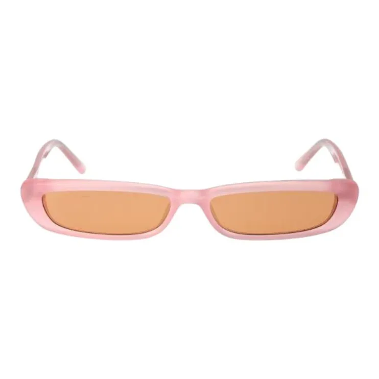 The Attico Acetate Irregular Shape Sunglasses Women's Pink-1