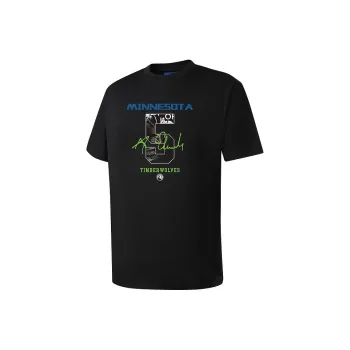 NBA Minnesota Timberwolves Team Culture Collection T Shirt Unisex Black