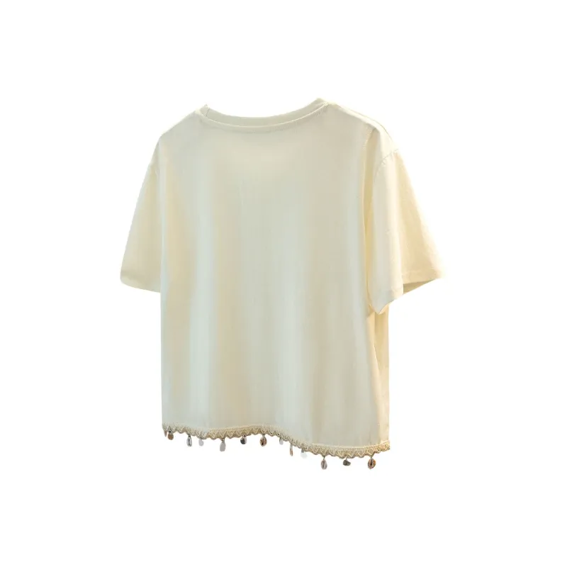 Cypress House T Shirts Women's Apricot-1