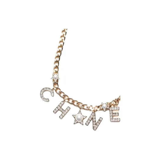 CHANEL 2024 Logo lettering Necklace-2
