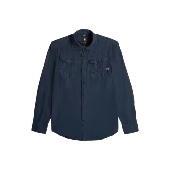 G STAR RAW Shirts Men Dark Blue