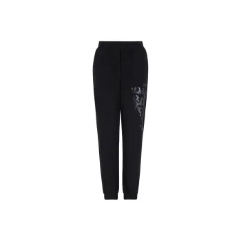 EMPORIO ARMANI EA7 Knitted Sweatpants Women's Black