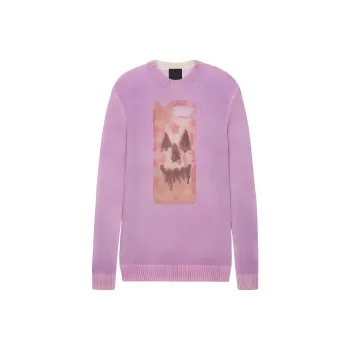 Givenchy Oversized Sweater With Ceramic Prints 'Mauve'