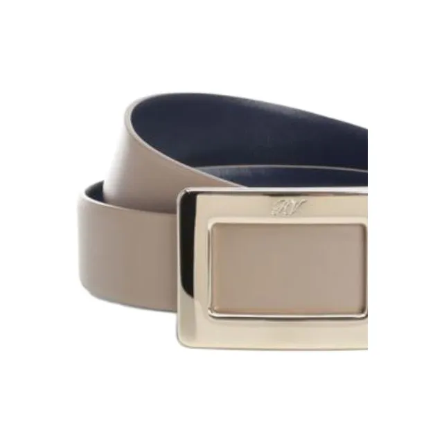 Roger Vivier Calfskin Leather Belts Women's Brown  -1