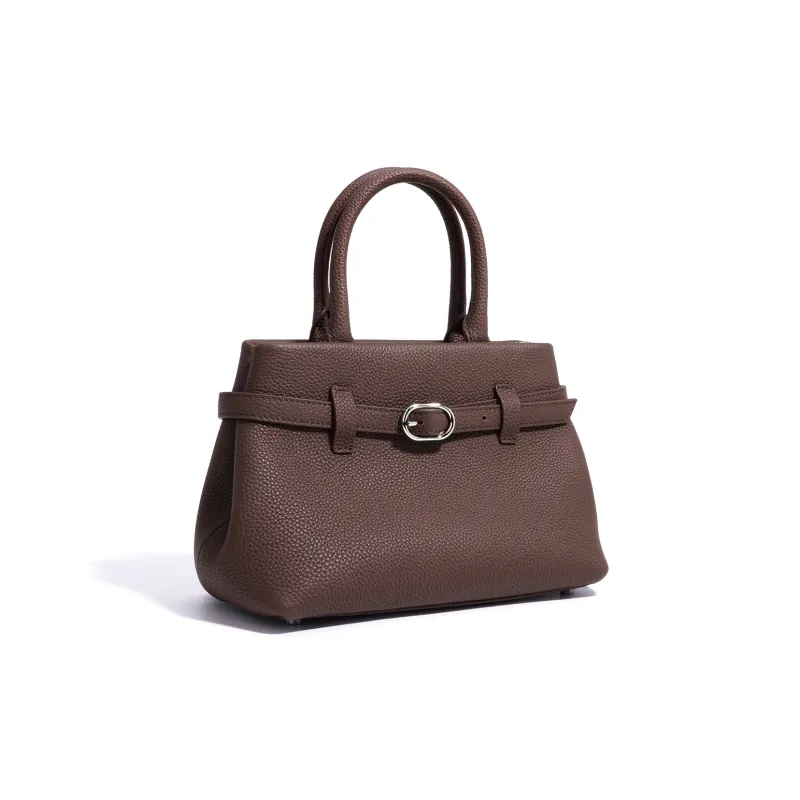 COURONNE Top Grain Cow Leather Kelly Bag Handbag Regular Women's Multicolor-22