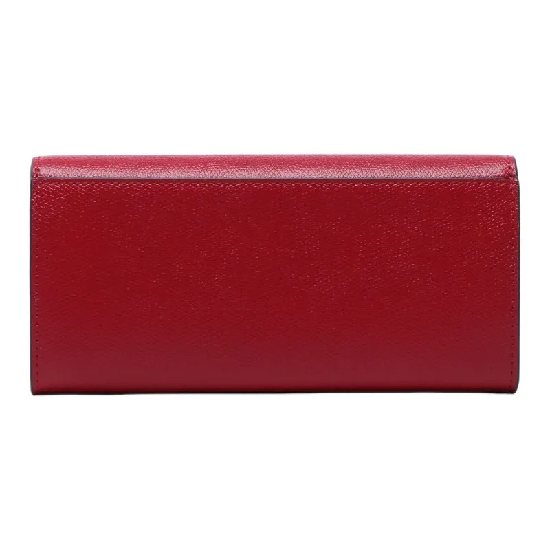 Furla Genuine Leather Wallet Tubas Women's Red-1