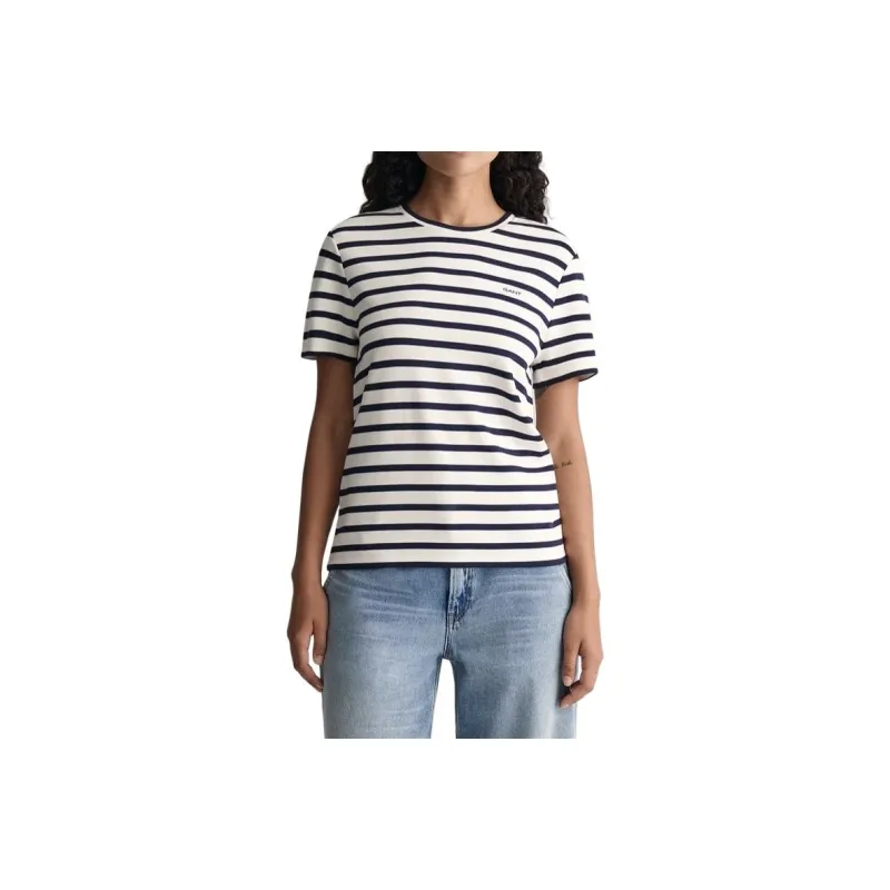GANT T Shirts Women's 409 Blue-0