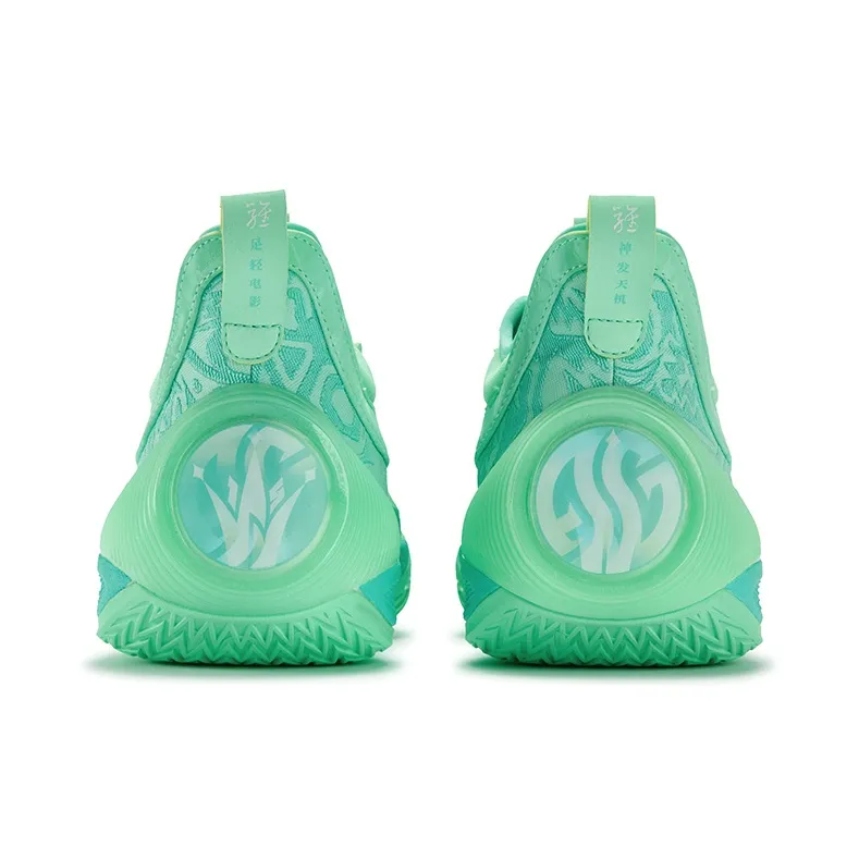 361° Zen 7 Cushioning Coverage Abrasion Resistant Slip Resistant Low Top Basketball Shoes Men's Jelly Mint-3