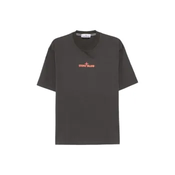 STONE ISLAND T Shirts Men Gray