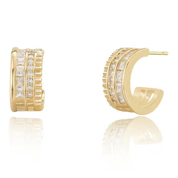 AJIDOU S925 Silver Earrings Women's