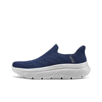 Skechers MEN'S GO WALK Anti Slip Wear Resistant Low Top Casual Shoes Men's Marine Blue
