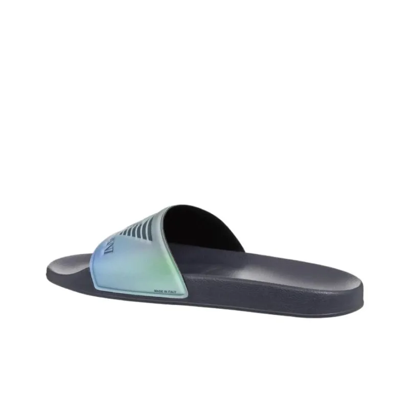 EMPORIO ARMANI EA7 Slide Slippers Men's Blue-3