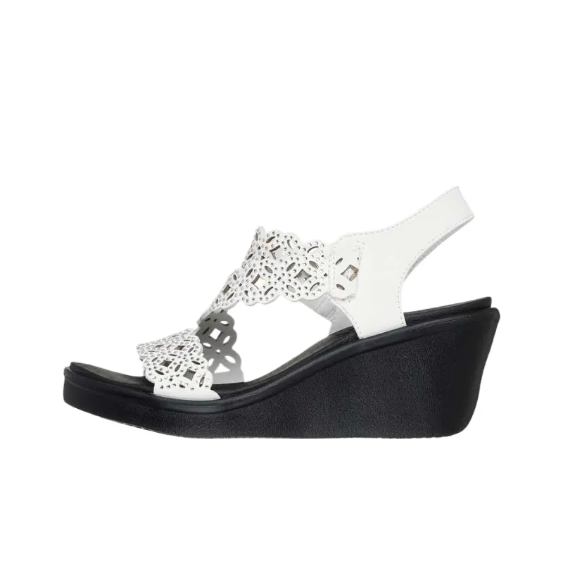 Skechers Rumble On One Strap Sandals Women's White-0