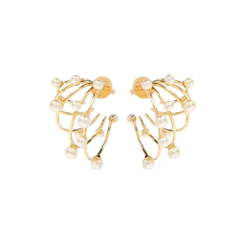 TORY BURCH Faux pearl embellished Earrings-0