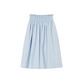 Twinset Smocked waist Midi Skirt