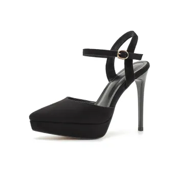 Lan Miao Slim Heel High Heels Women's Black