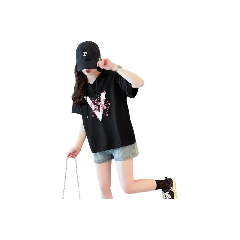 GOSO Drop Shoulder Sleeve T Shirt Women's-6