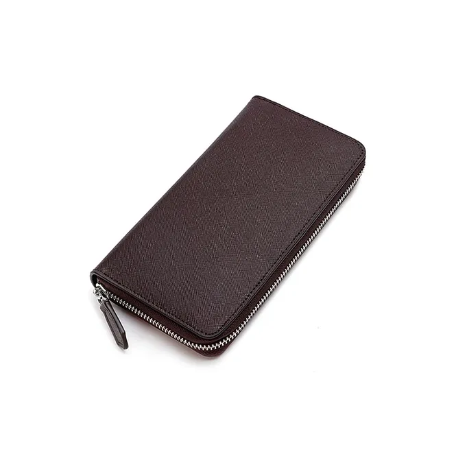 CARTELO Polyester With PU Wallet Men's Black/Coffee/Blue-3