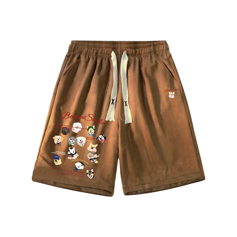 BENGEN Casual Shorts Unisex-16