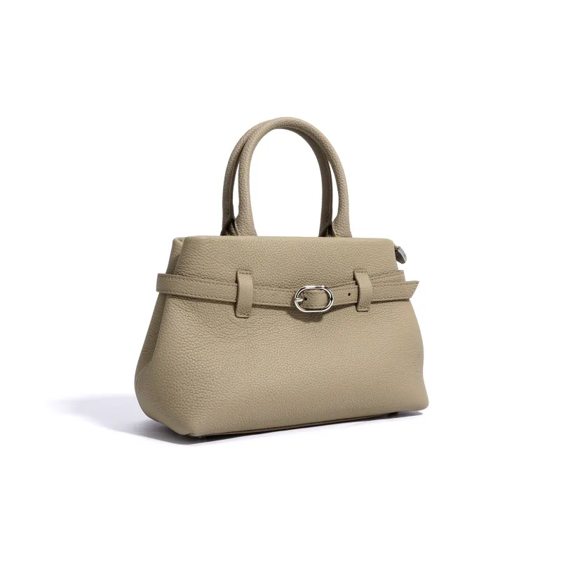 COURONNE Top Grain Cow Leather Kelly Bag Handbag Regular Women's Multicolor-26