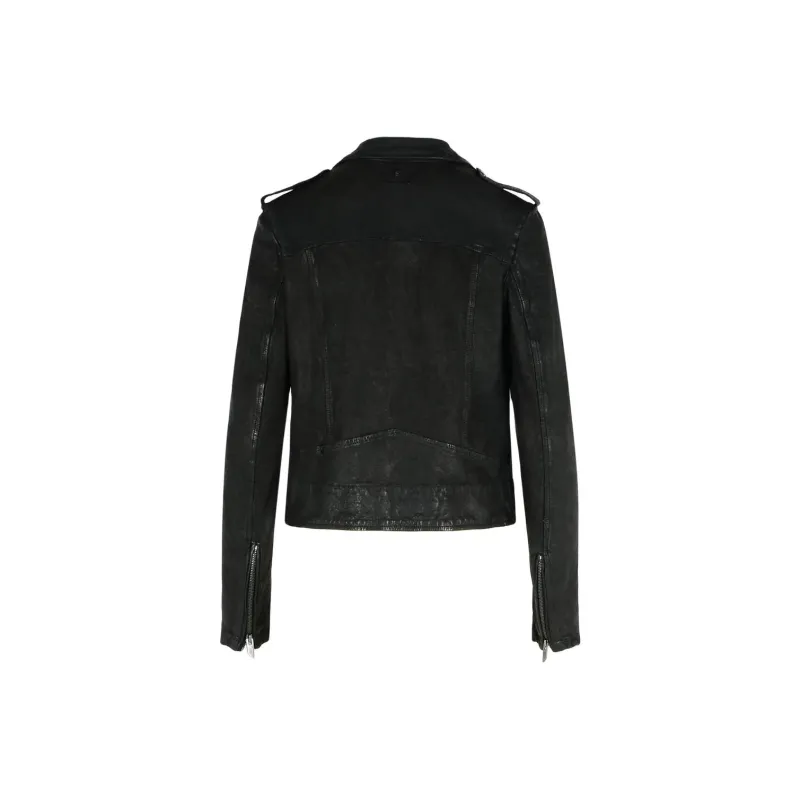 SALVATORE SANTORO SS25 Leather Jacket Women's Black-1