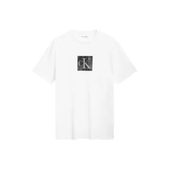 Calvin Klein T Shirts Men YAA Moon White