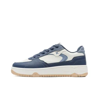 XTEP Wear resistant And Lightweight Low Top Skateboard Shoes Men's Blue White
