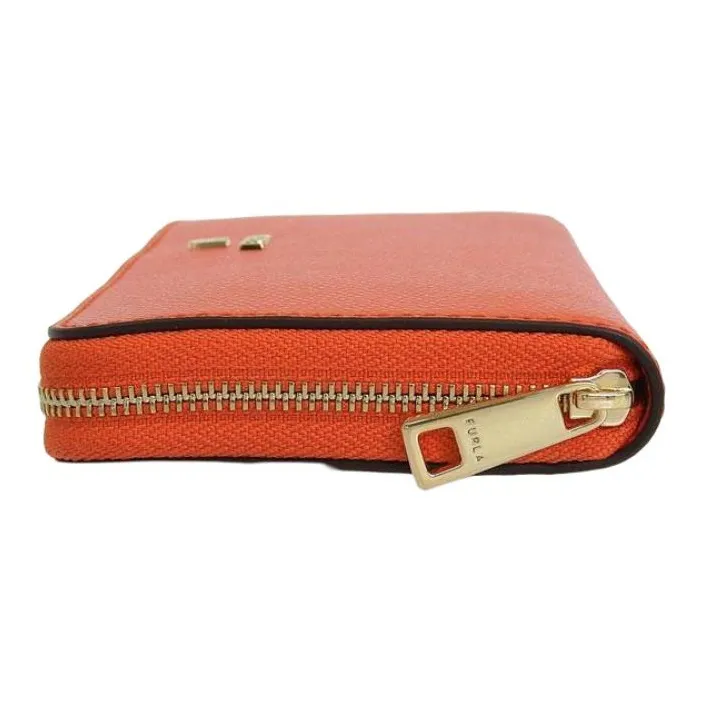 Furla Leather Wallet Women's Orange-3