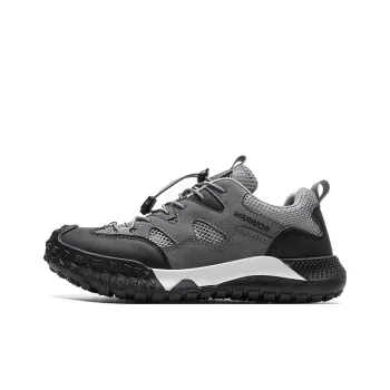 WARRIOR Hiking / Trekking Shoes Men Low Top Black