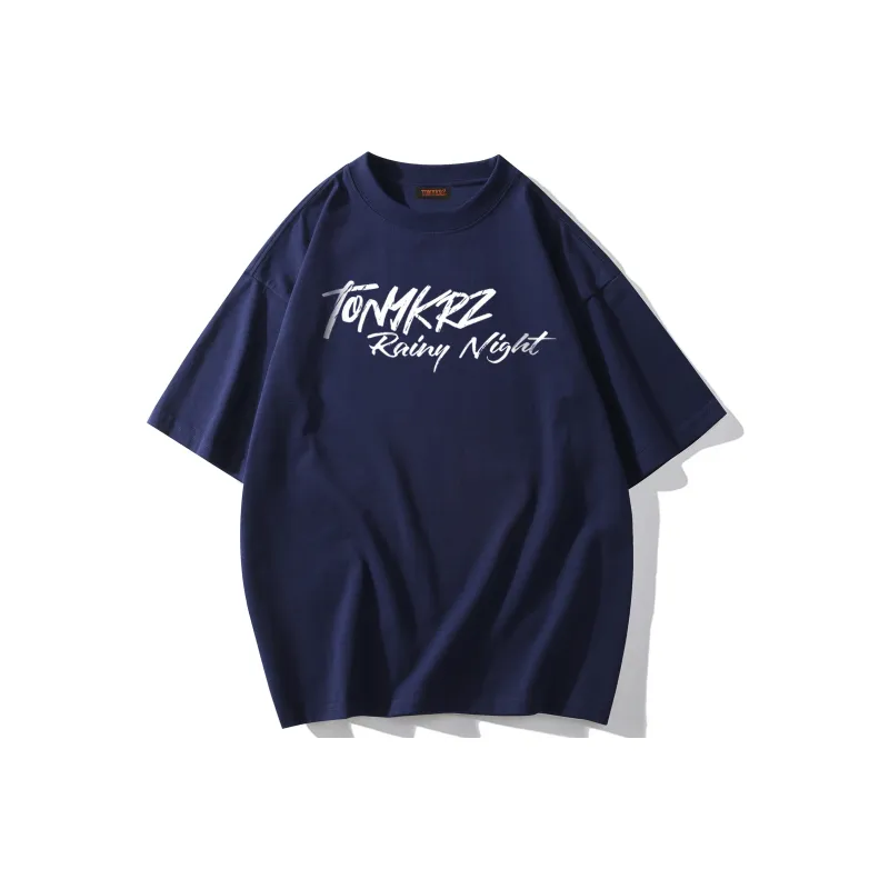 TONYKRZ T Shirts Unisex Navy Blue-1