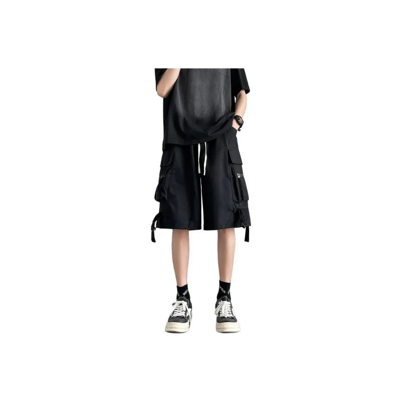 GY.VG Casual Shorts Unisex Black-0