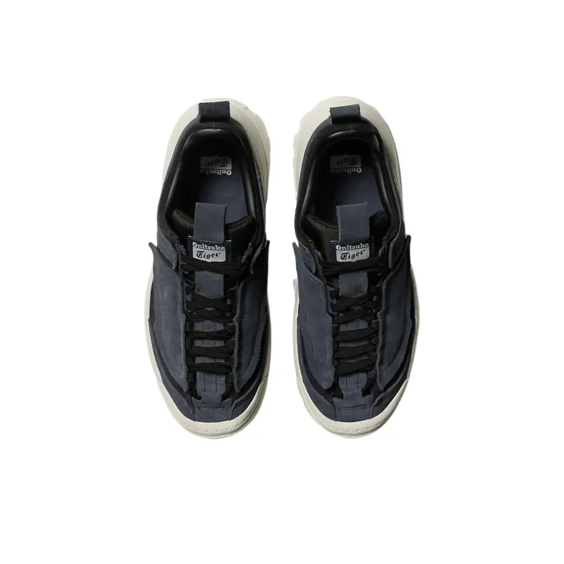 Onitsuka Tiger CHUNKY RUNNER Anti Slip Wear Resistant Low Top Casual Shoes Unisex Black-2