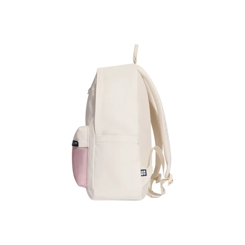 LiNing Polyester Backpack Unisex White & Pink-2