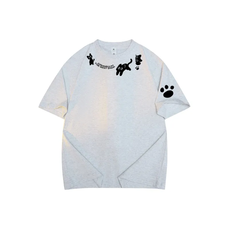 Caramella Drop Shoulder Sleeve T Shirt Women's-4