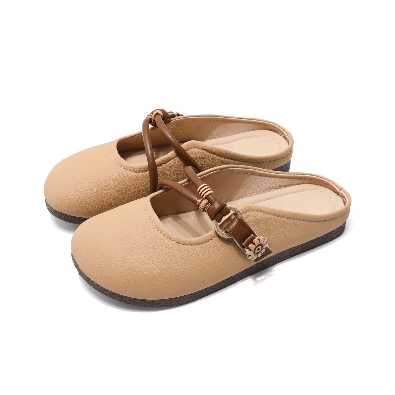 Be Good Rubber Sole Stitching Abrasion Resistant Slip Resistant Closed Toe Slippers Women's-7