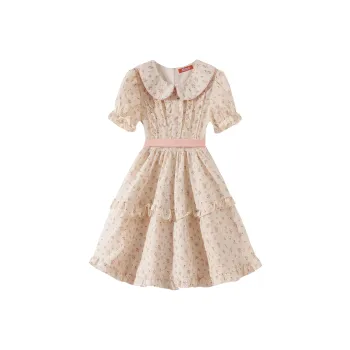 Mu Xiao Xin Short Sleeved Dress Women's
