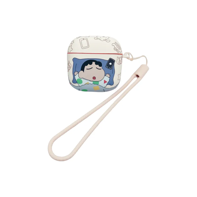 YOUKAIYUE Compatibility With Huawei FreeBuds 3/4/5 TPU Cartoon Cute Crayon Shin Chan Headphone Cases-4