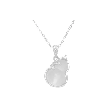 Strange Snow Natural Chalcedony Necklaces Women's