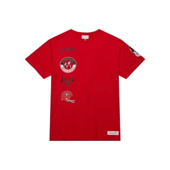 Mitchell & Ness GeorgiaBulldogsHometown T Shirt Men's Red