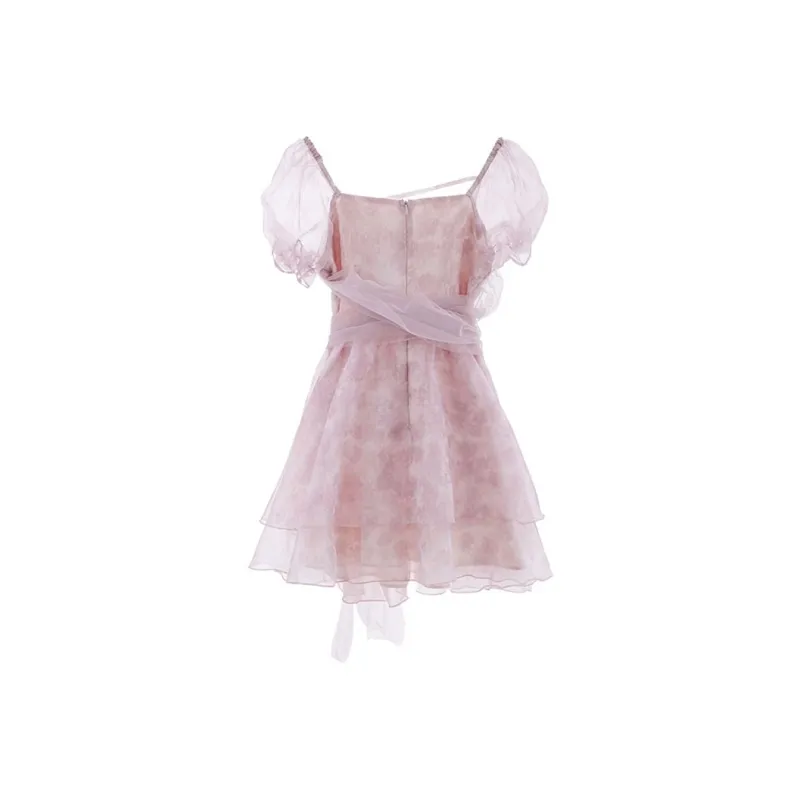GUOZHEN Short Sleeved Dress Women's-5