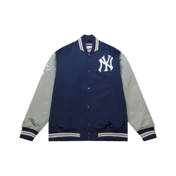 Mitchell & Ness x MLB New York Yankees Baseball Jacket Men's Marine Blue