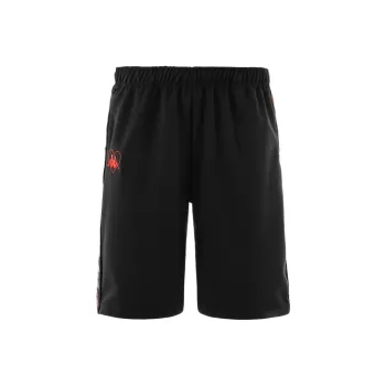 Kappa Casual Shorts Men's Black Gray Red