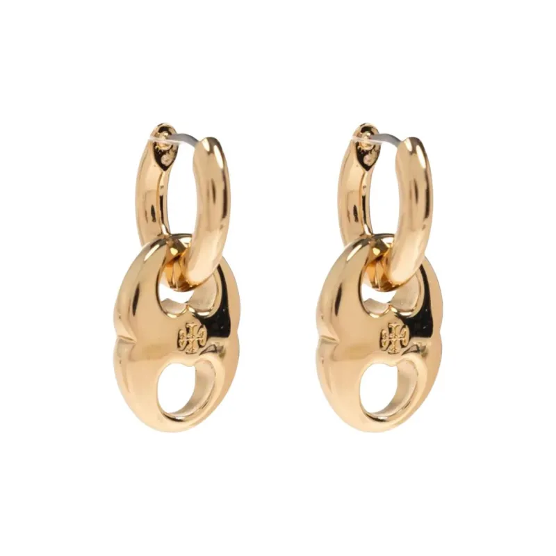 TORY BURCH Small Gemini Hoop Earrings-0