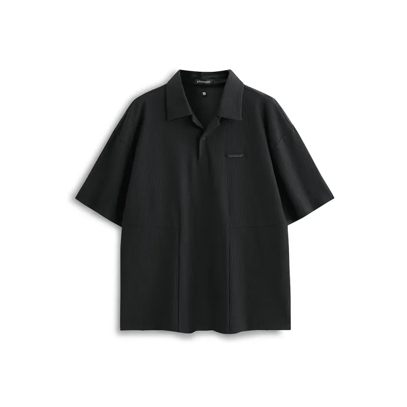 PEACEBIRD MEN Polo Shirts Men Black 1-0