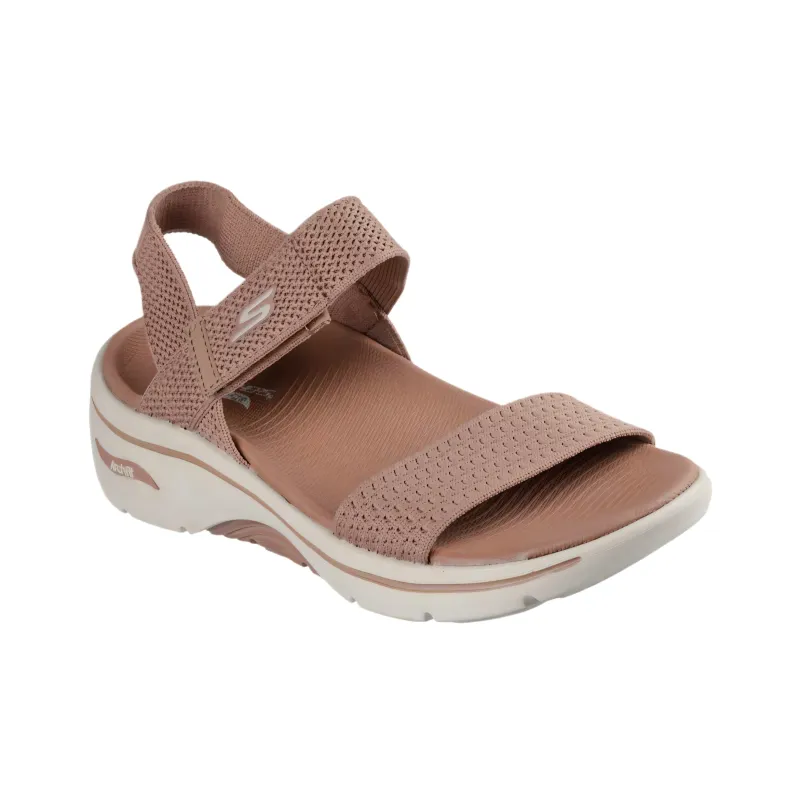 Skechers GO Walk Arch Fit 2.0 One Strap Sandals Women's Brown-1