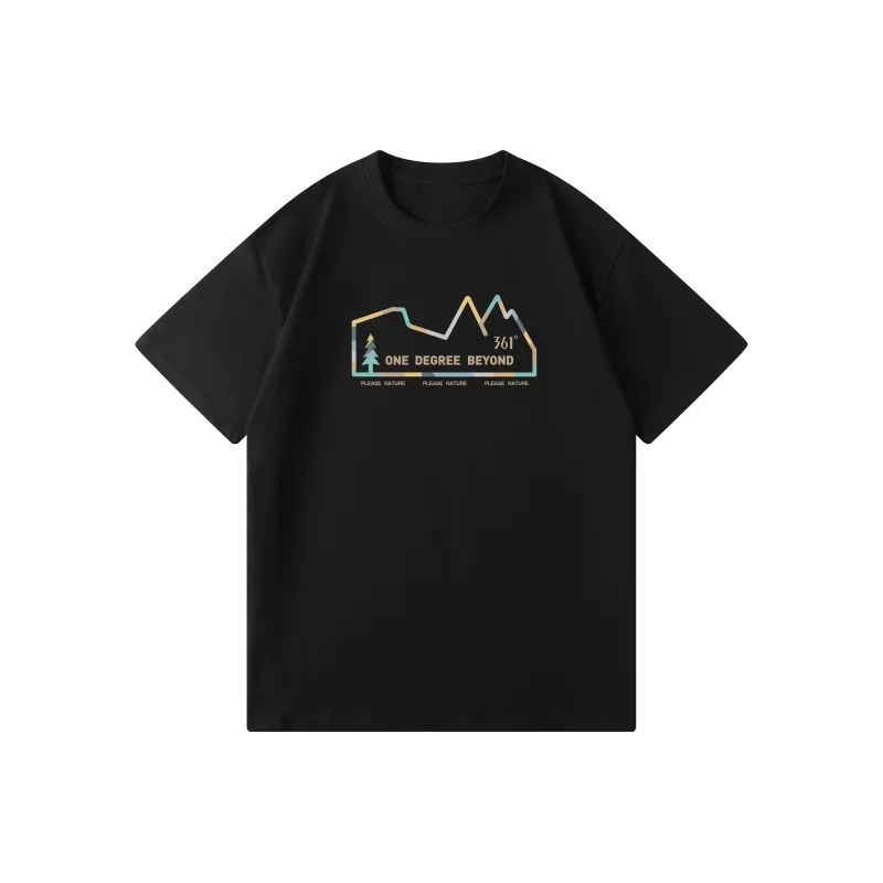 361° T Shirt Unisex Super Black-0