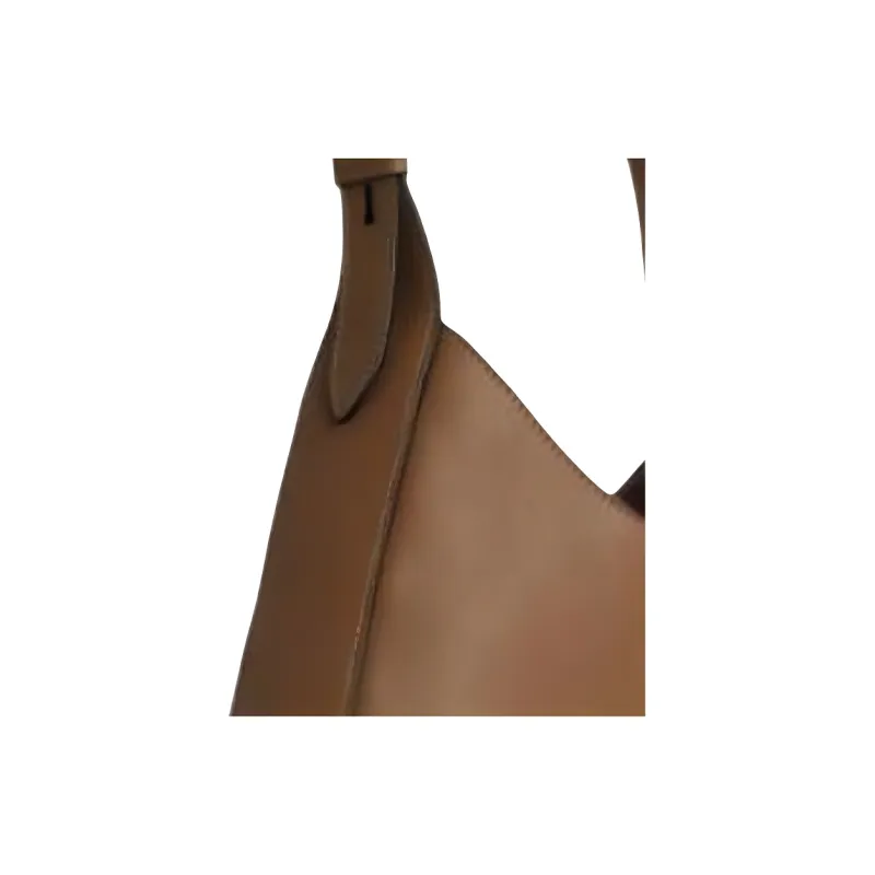 TOD'S Leather Hobo Bag Shoulder Bag Women's Dark Brown-4