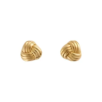 Bottega Veneta 18K Gold Earrings Women's Gold
