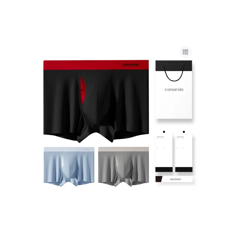 Clarkarida Underpants Men's 3 Pack Gift Box Set-12